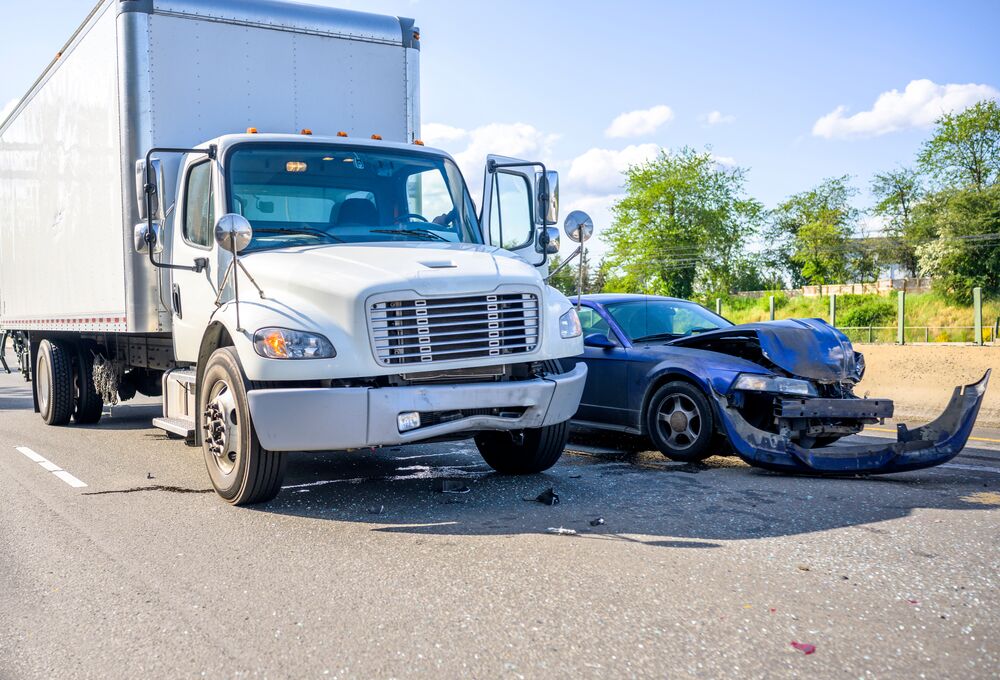 why blind spots cause many truck accidents